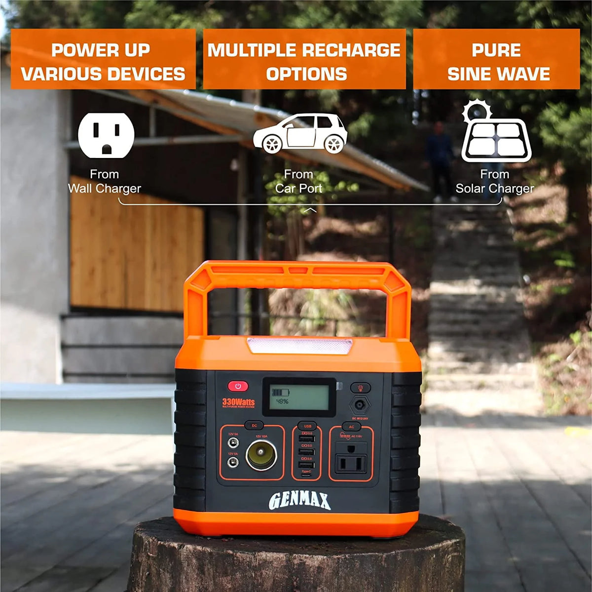 Portable Power Station 330W with AC Outlet X5367