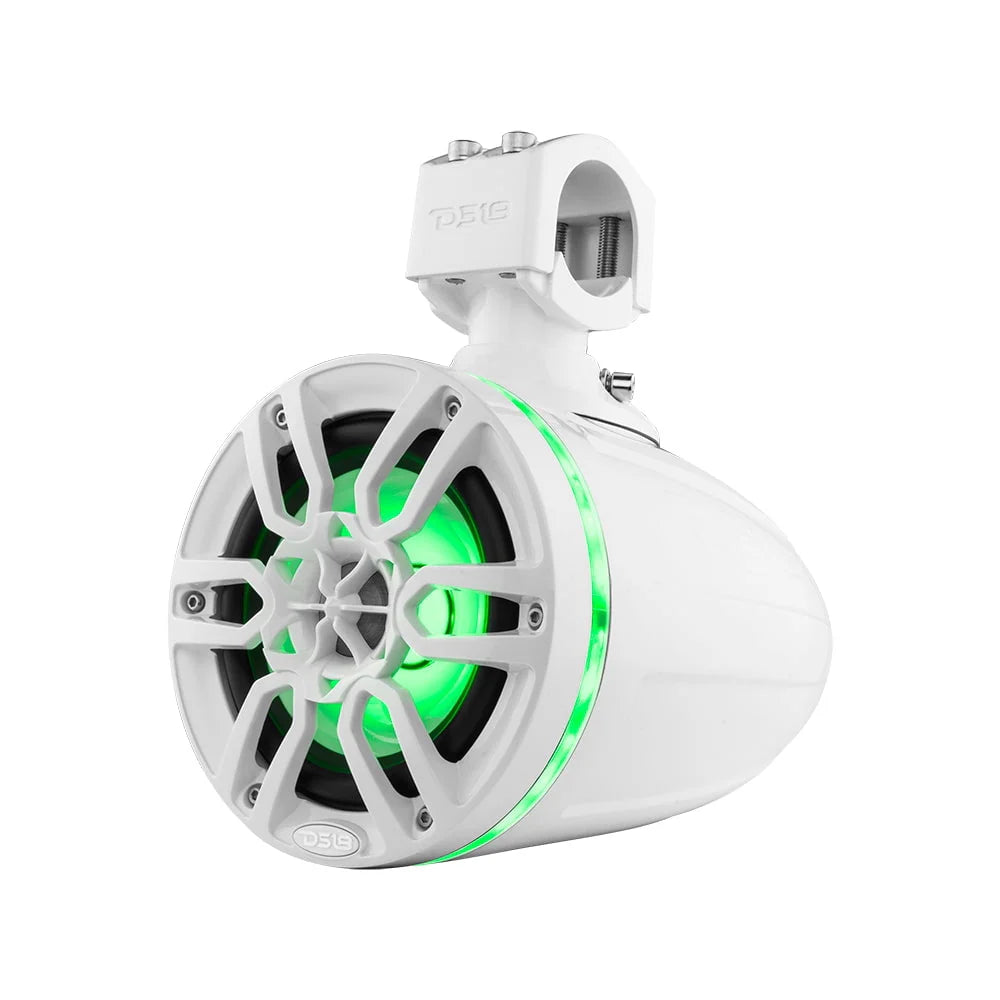 6.5 Marine Tower Speakers White RGB 370 Watts Max E97689