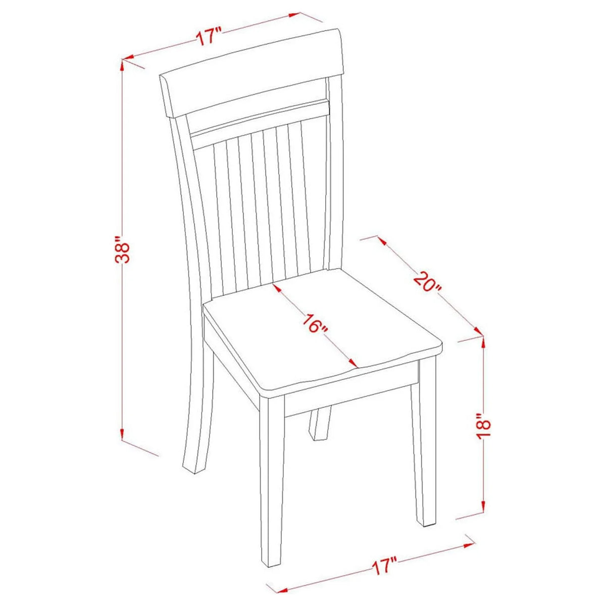5 Piece Mahogany Dinette Set Z285423