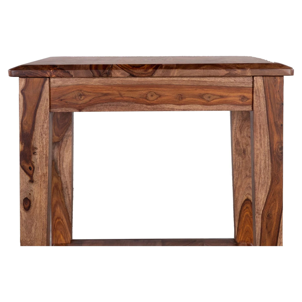 Solid Sheesham Wood End Table B64448