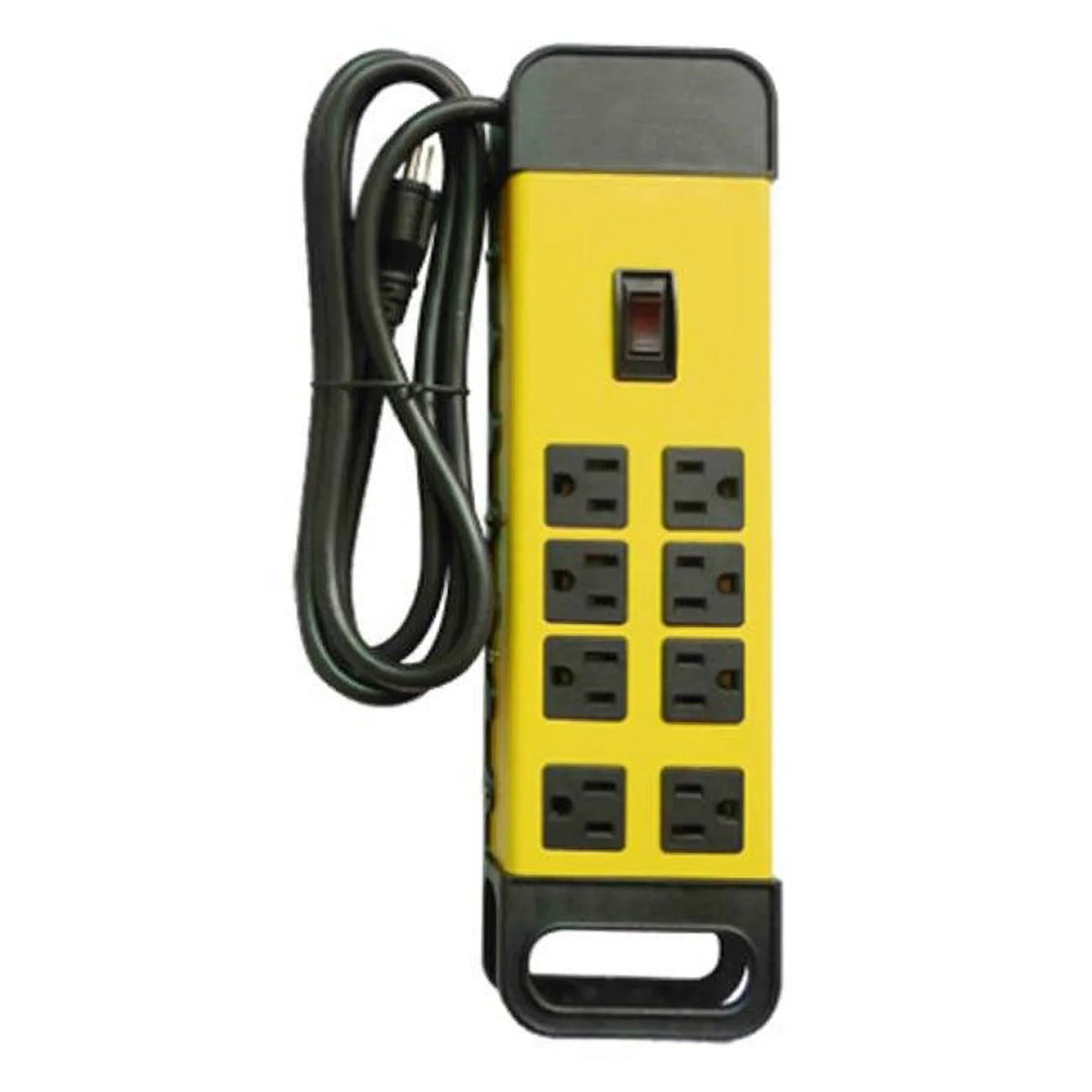 Black 8 Outlet Metal Power Center D9908