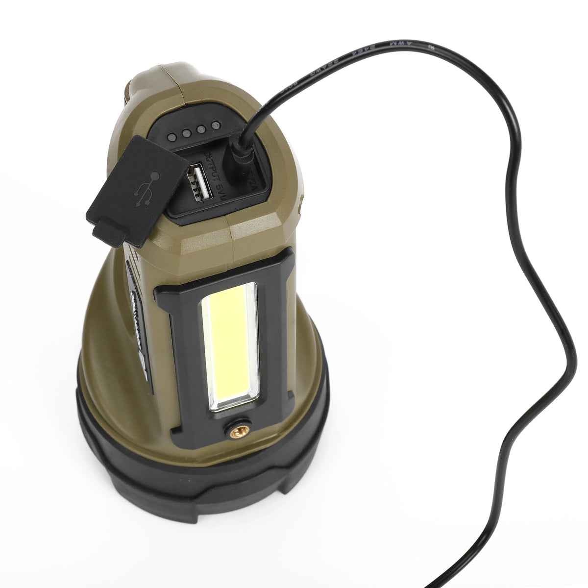 2000 Lumen Dual Source LED Rechargeable Spotlight with 5000 mAh Power Bank R60881