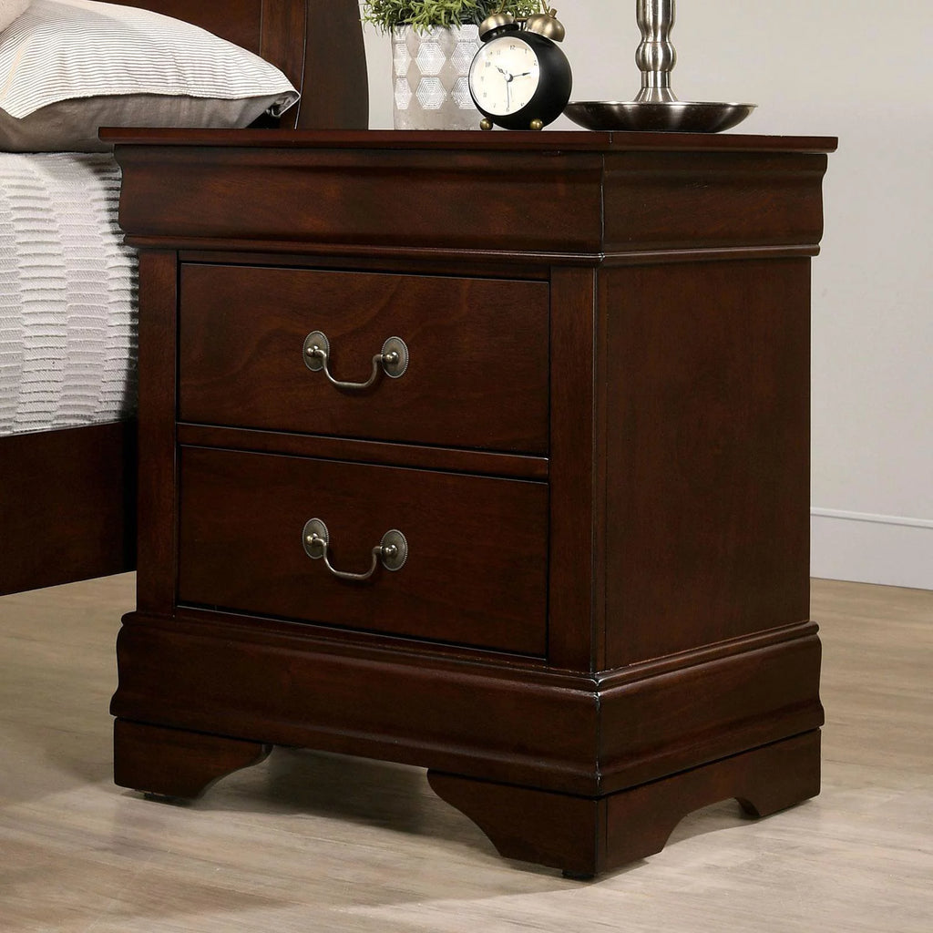 Cherry Solid Wood 5pcs Bedroom Set J30267