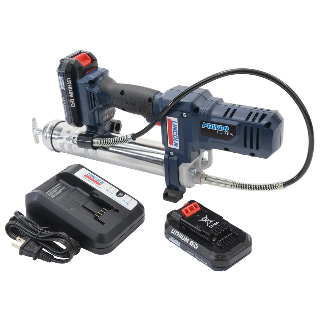 12 Volt Lithium Ion Cordless Grease Gun 2 Battery Kit N571