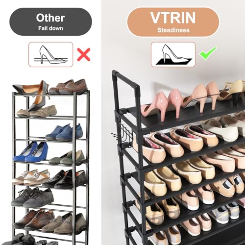 10 Tiers 50 Pairs Metal Shoe Rack A88639