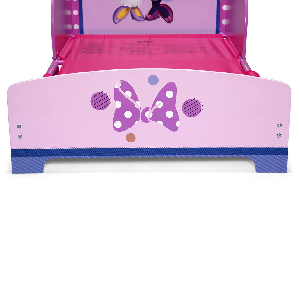 Pink Wood & Metal Toddler Bed T8544