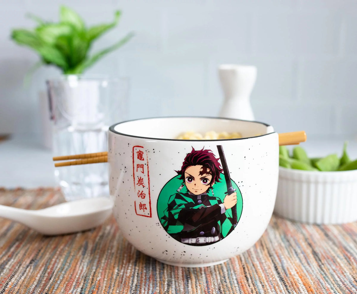 Japanese Dinnerware Set 16-Ounce Ramen Bowl Chopsticks M898299