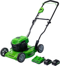 19 Brushless Push Lawn Mower with Batteries and Charger W193433
