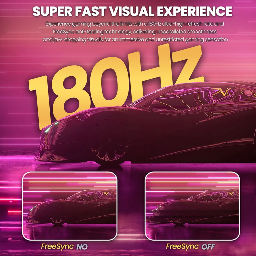 32 Curved Gaming Monitor, FHD 1080P, 165Hz, 1ms, FreeSync, Black V791725