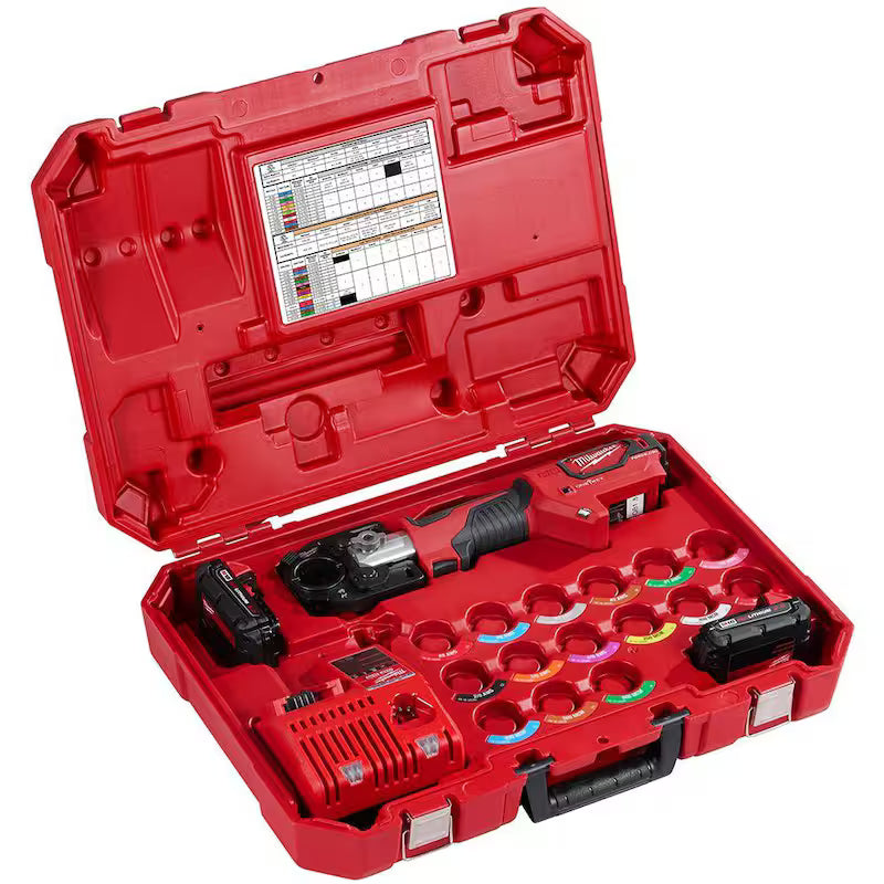 18V Cordless Crimper Kit with Copper Die Kit Y39841