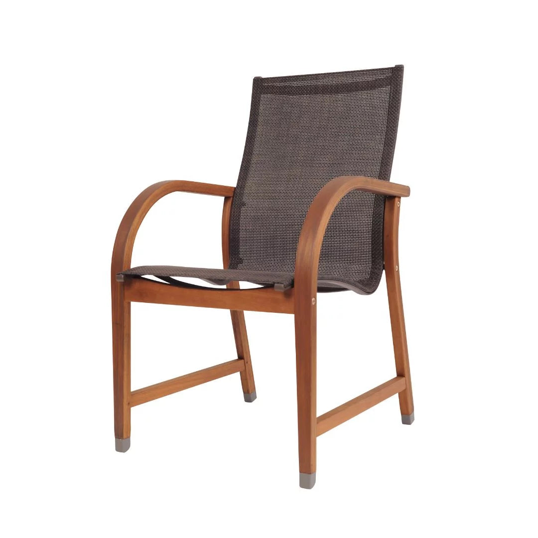 7-Piece Rectangular Eucalyptus Wood Patio Dining Set H752