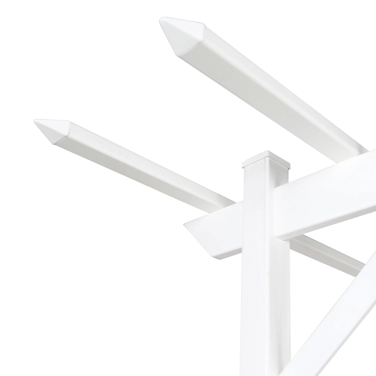 White PVC Garden Arbor Y49543