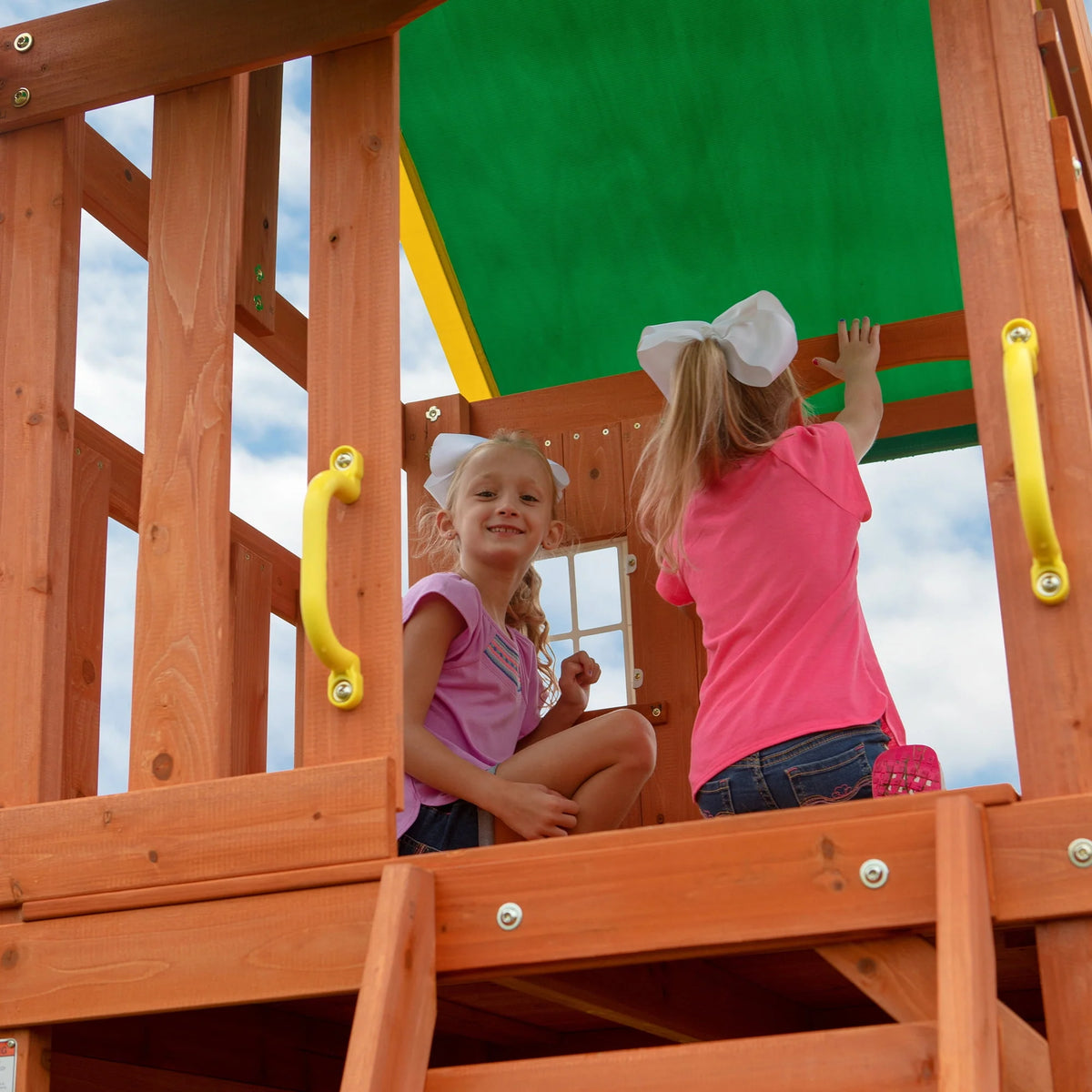Cedar Wooden Swing Set S7417