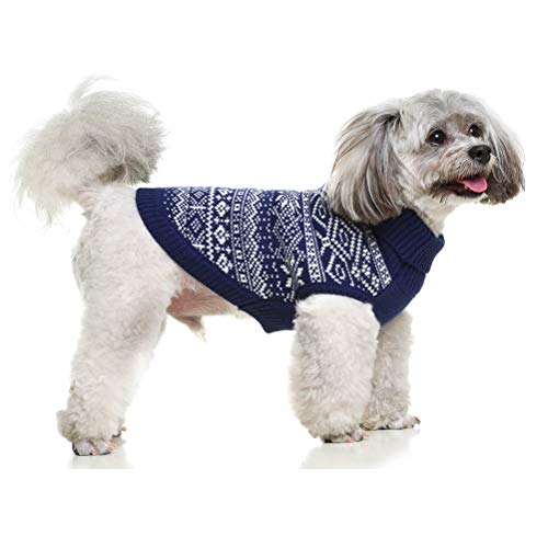 Blue Argyle Dog Sweater Z427