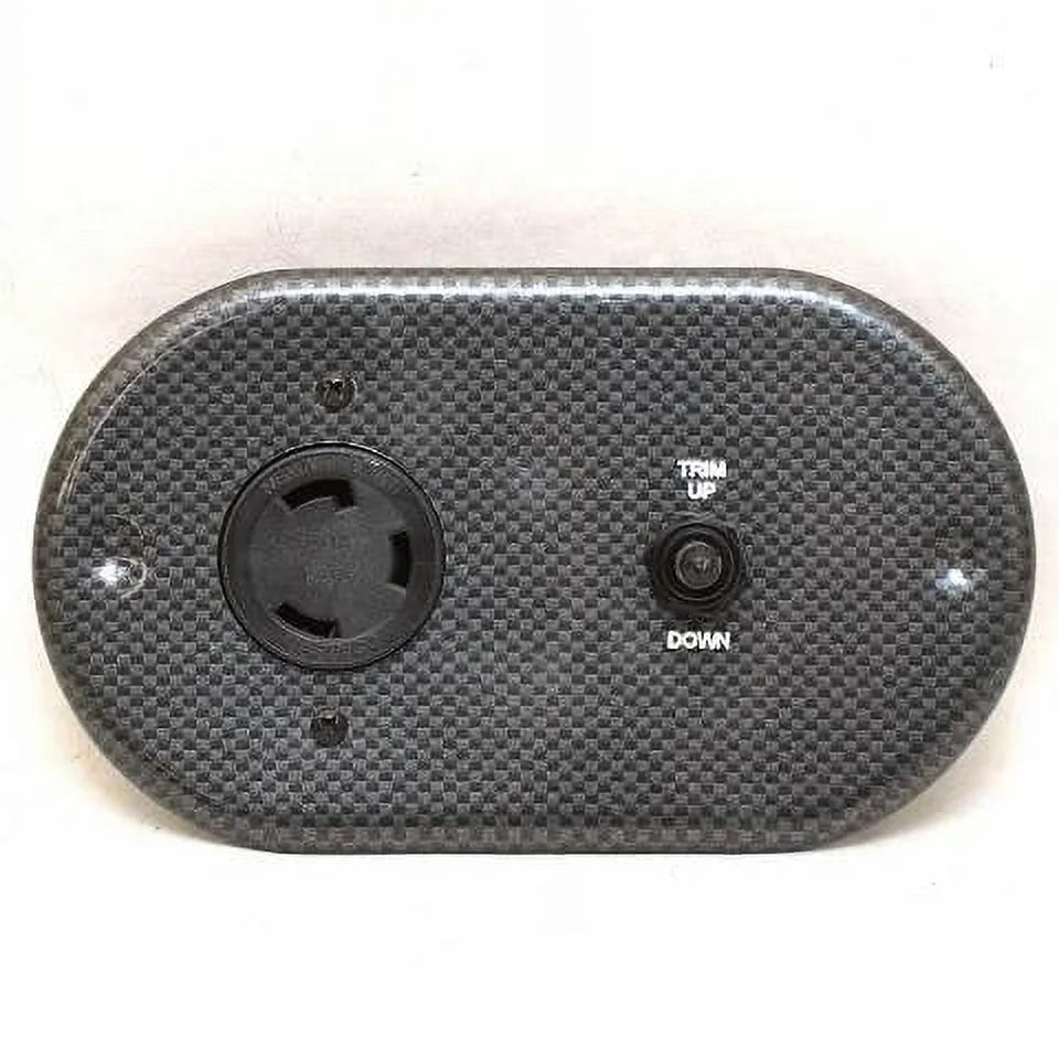Boat Trolling Motor Panel 7 1/8 x 4 1/8 Inch 30A 125V W59733