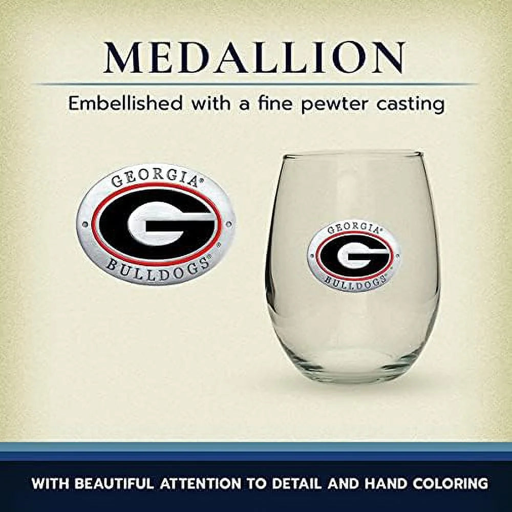 Stemless Glass Goblets Set Of 2 N195