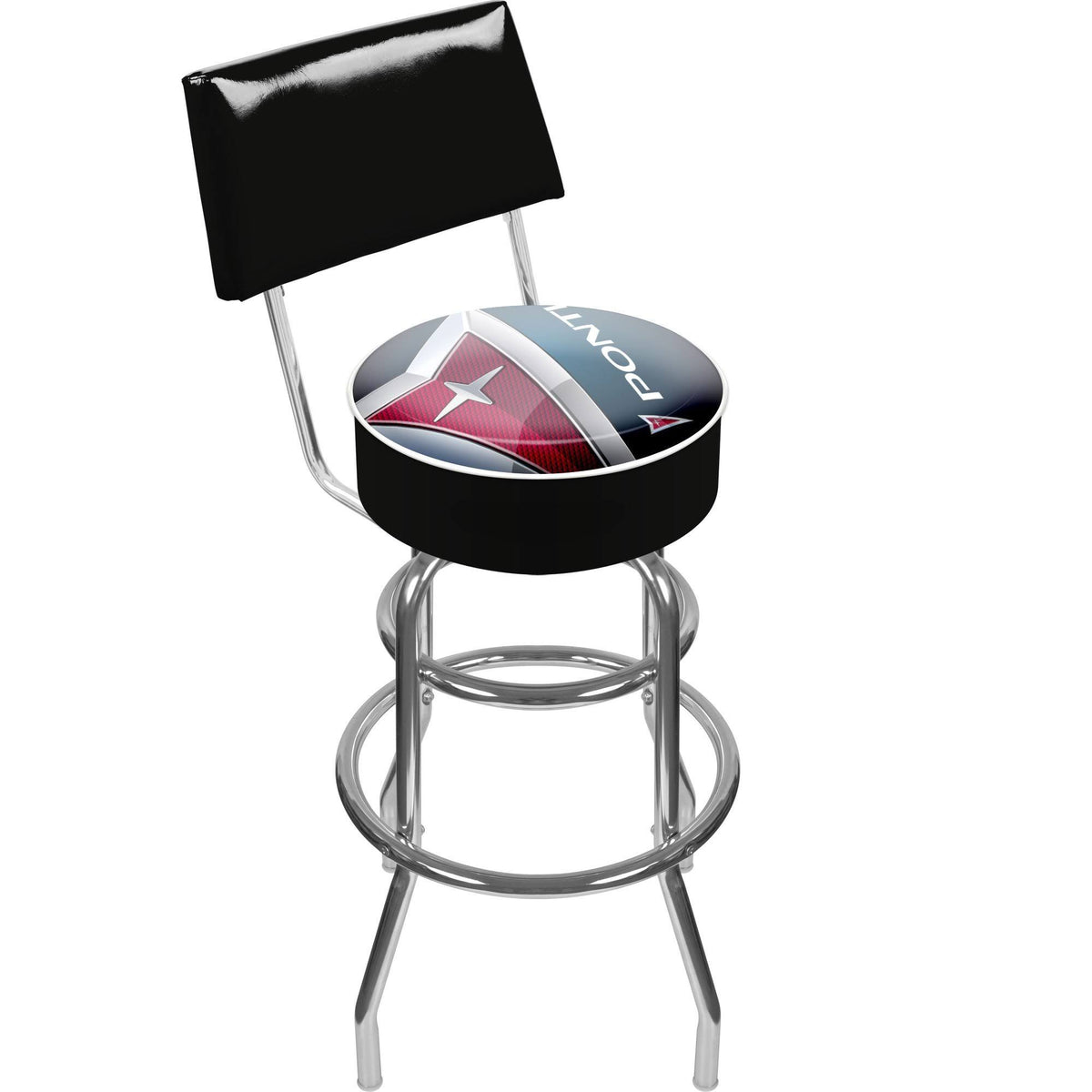 Padded Swivel Bar Stool with Back Z3225