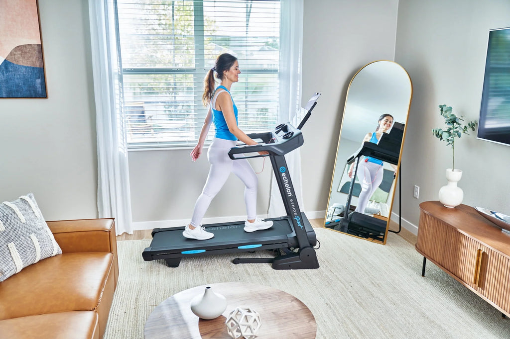 Foldable Treadmill with Cushioned Deck L7943