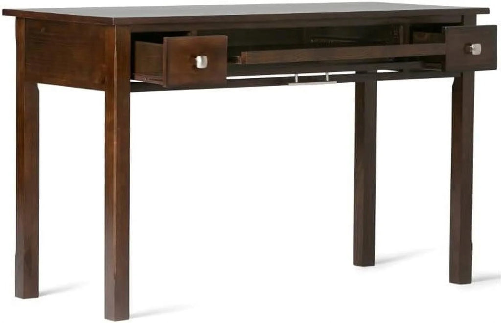 Dark Brown Solid Wood Desk B199238