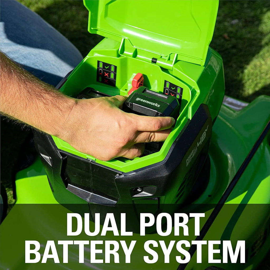 19 Brushless Push Lawn Mower with Batteries and Charger W193433