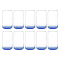 Blue 16 oz Glassware Set of 10 V52596