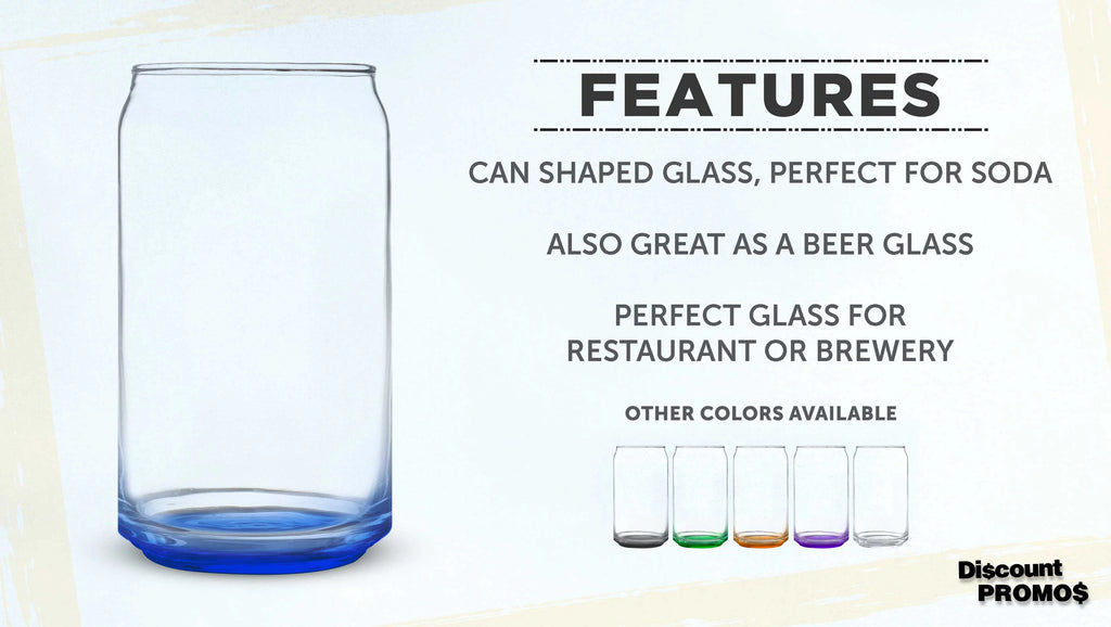 Blue 16 oz Glassware Set of 10 V52596
