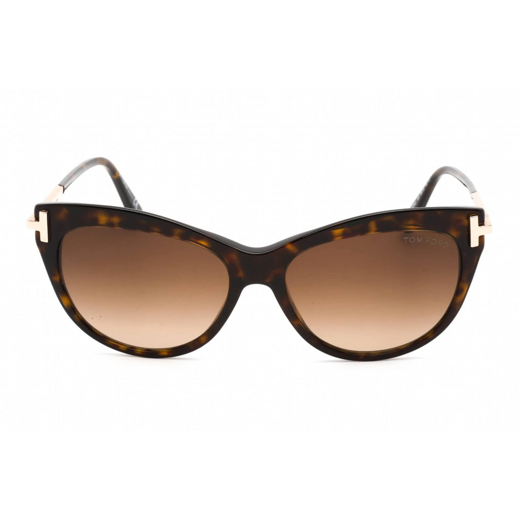 Plastic Cat-Eye Sunglasses Dark Havana 56mm F51851