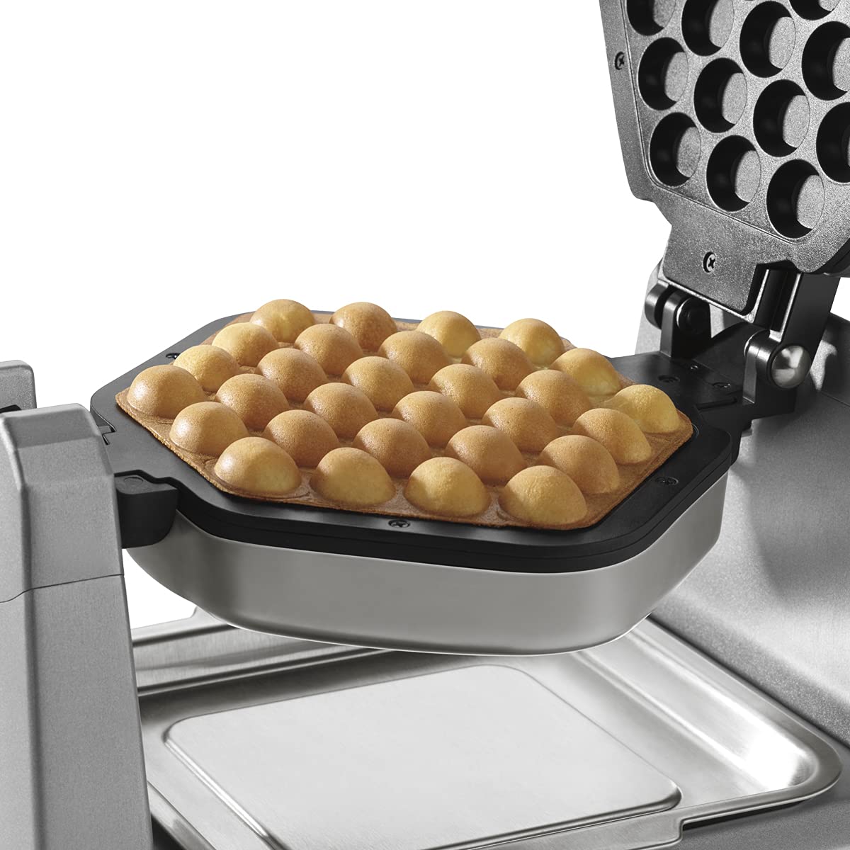 Commercial Bubble Waffle Maker with Cast Aluminum Grids E4854
