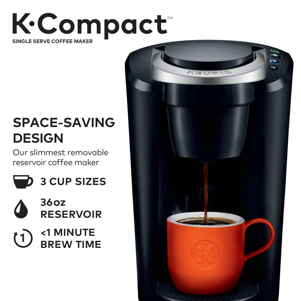 Black Single-Serve K-Cup Pod Coffee Maker S49025