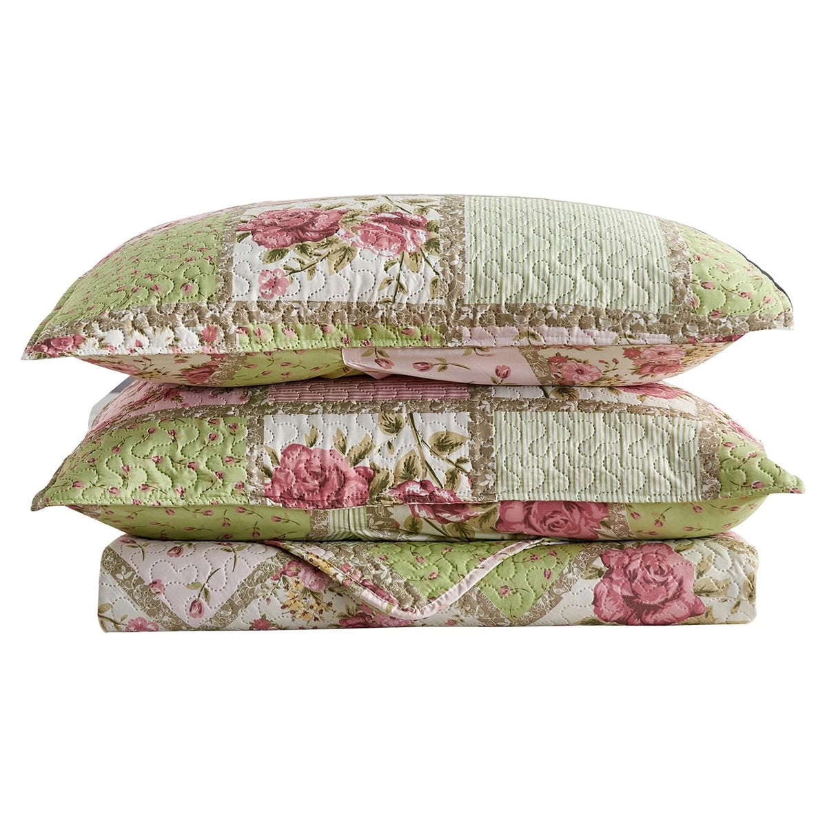 3-Piece Queen Size Reversible Quilt Set K111