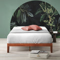 12" Wood Platform Bed Frame, Cherry, Twin V4494