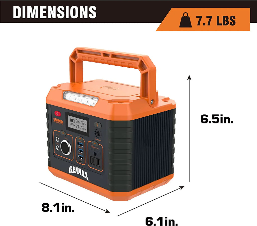 Portable Power Station 330W with AC Outlet X5367
