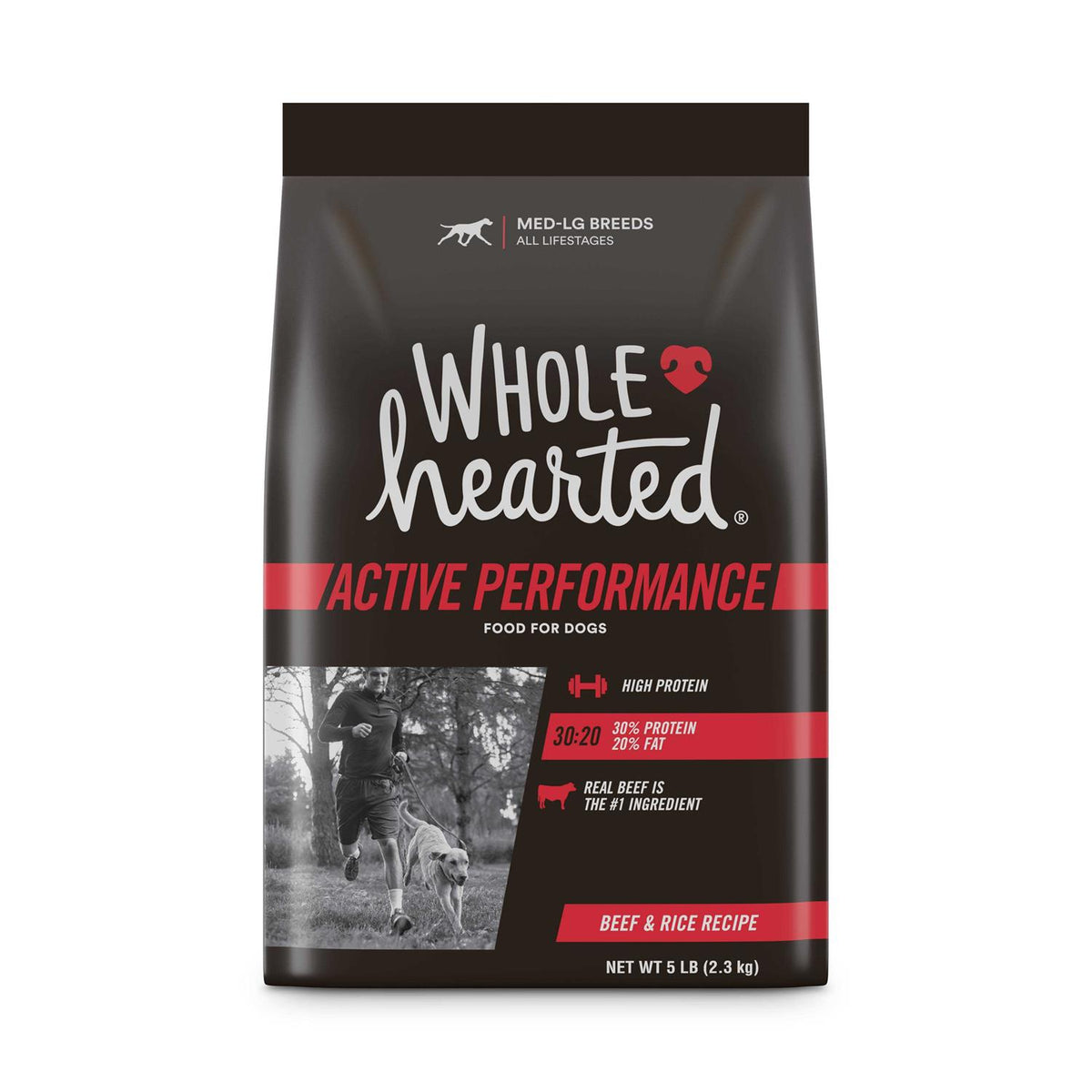 High-Protein Beef & Rice Recipe Dry Dog Food I823