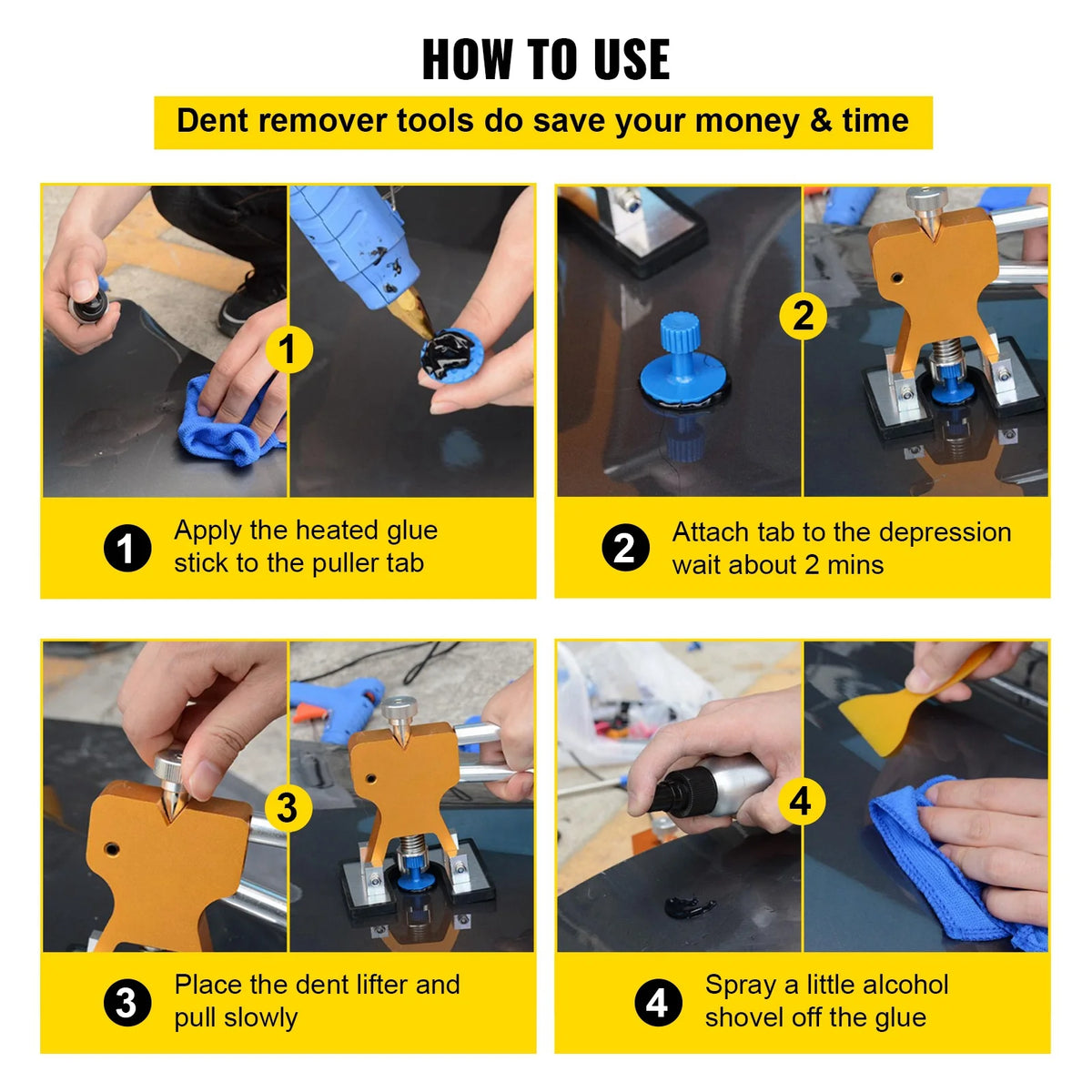 60 Pcs Paintless Dent Repair Tools B920298