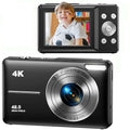 Black 4K UHD 48MP Point and Shoot Digital Camera S227462