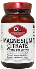 Magnesium Citrate Vegetarian Capsules 400 mg 4 Pack P315281