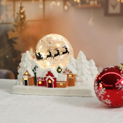 Ceramic Christmas Village Tabletop Decoration J664