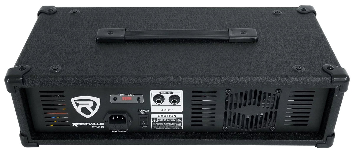 12" DJ PA Speakers and Powered 4-Ch. Mixer V6780