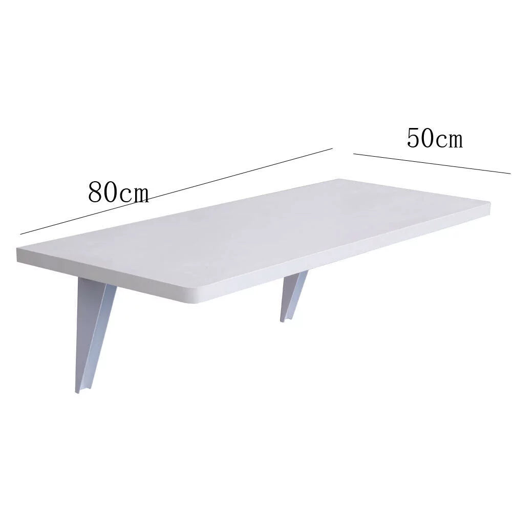 Black Wall Mounted Floating Folding Desk L2080