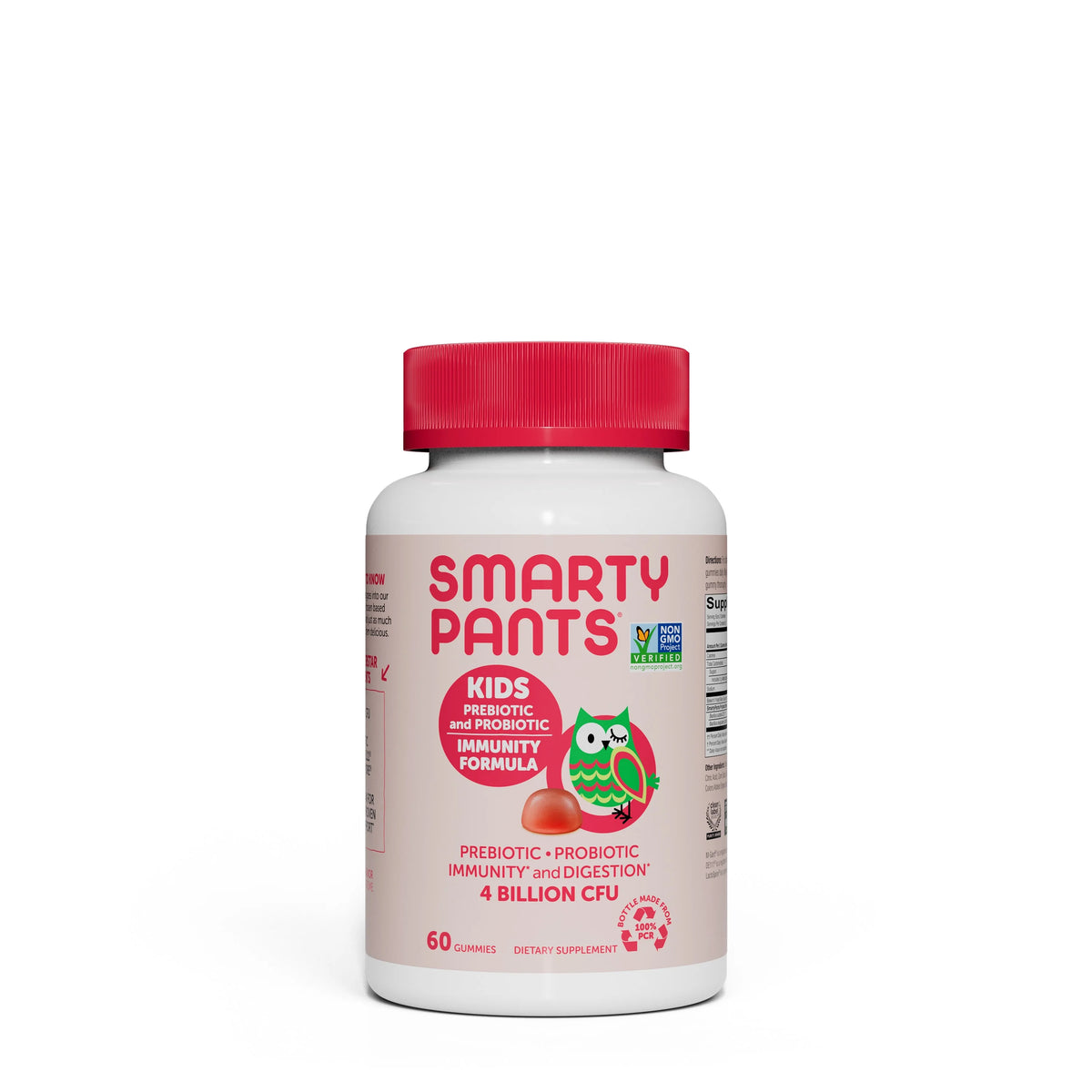 Kids Prebiotic & Probiotic Gummy Vitamins Strawberry 60ct Q901