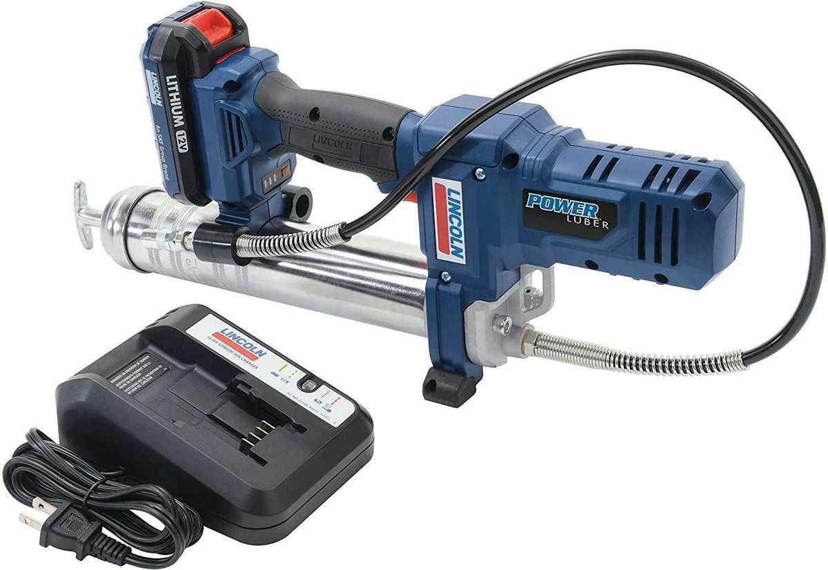 12 Volt Lithium Ion Cordless Grease Gun 2 Battery Kit N571