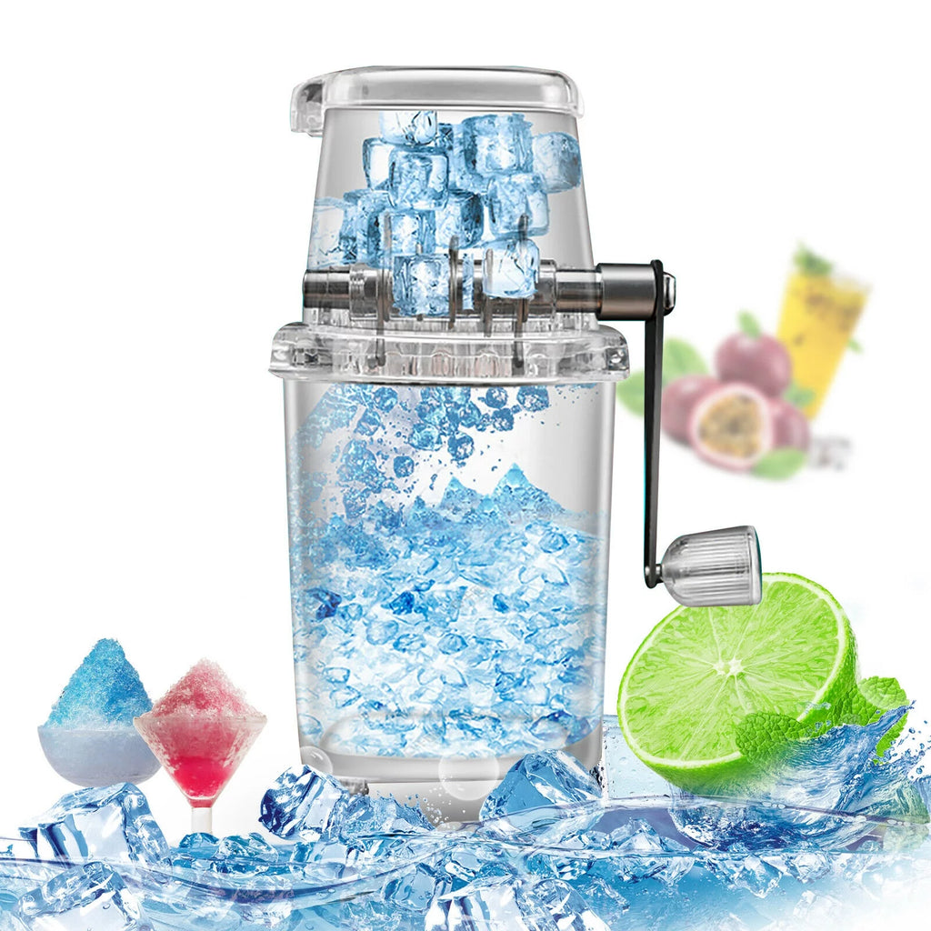 Manual Ice Crusher Shaver with 4 Rubber Ant-skid Knobs K485776
