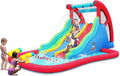 Inflatable Water Slide with Climbing Wall and Pool T25660