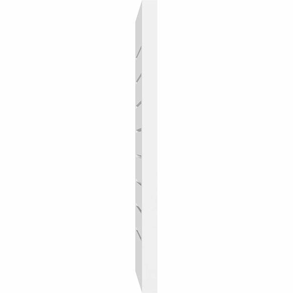 Vertical Surface Mount PVC Gable Vent O876