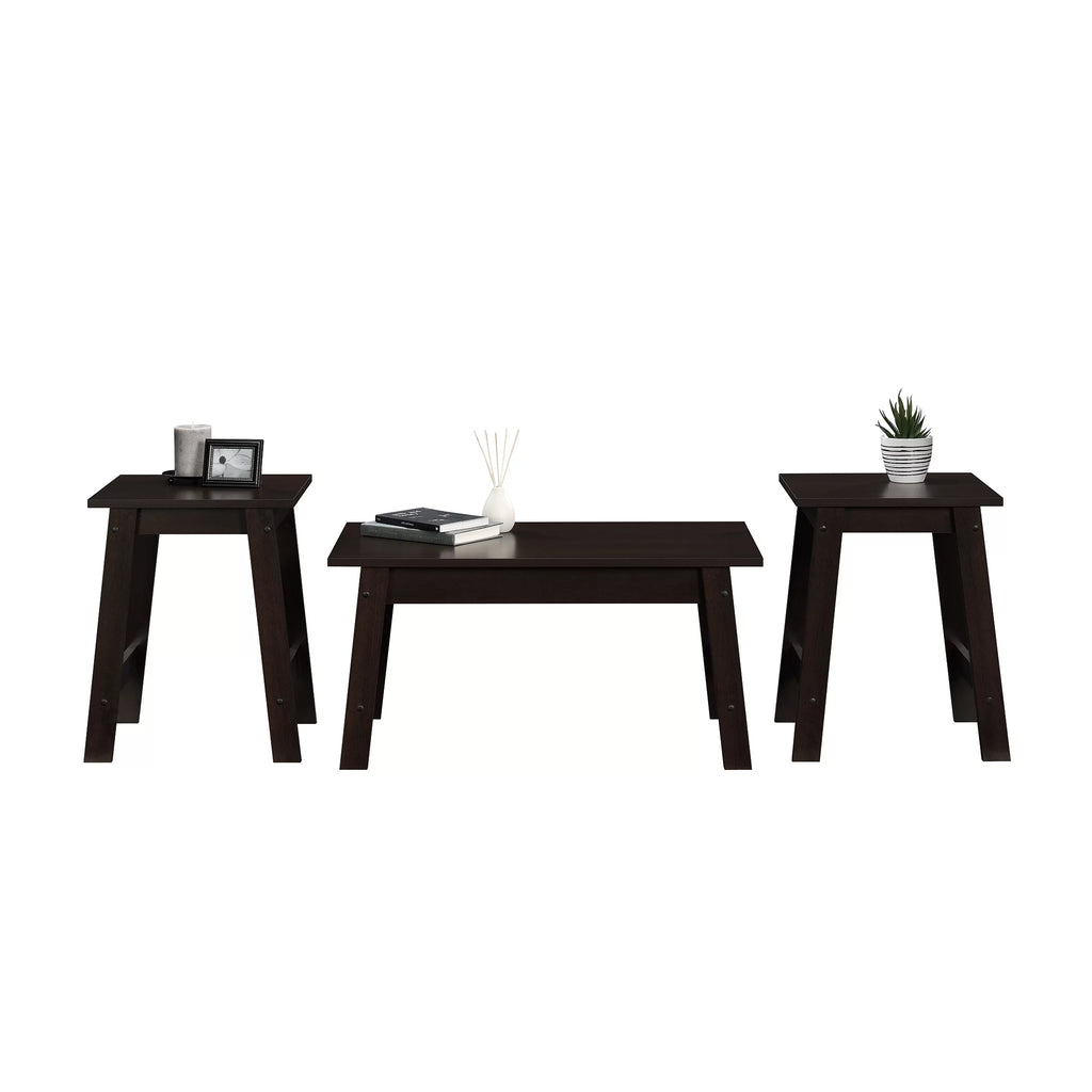 3 Piece Coffee Table and End Table Set A777