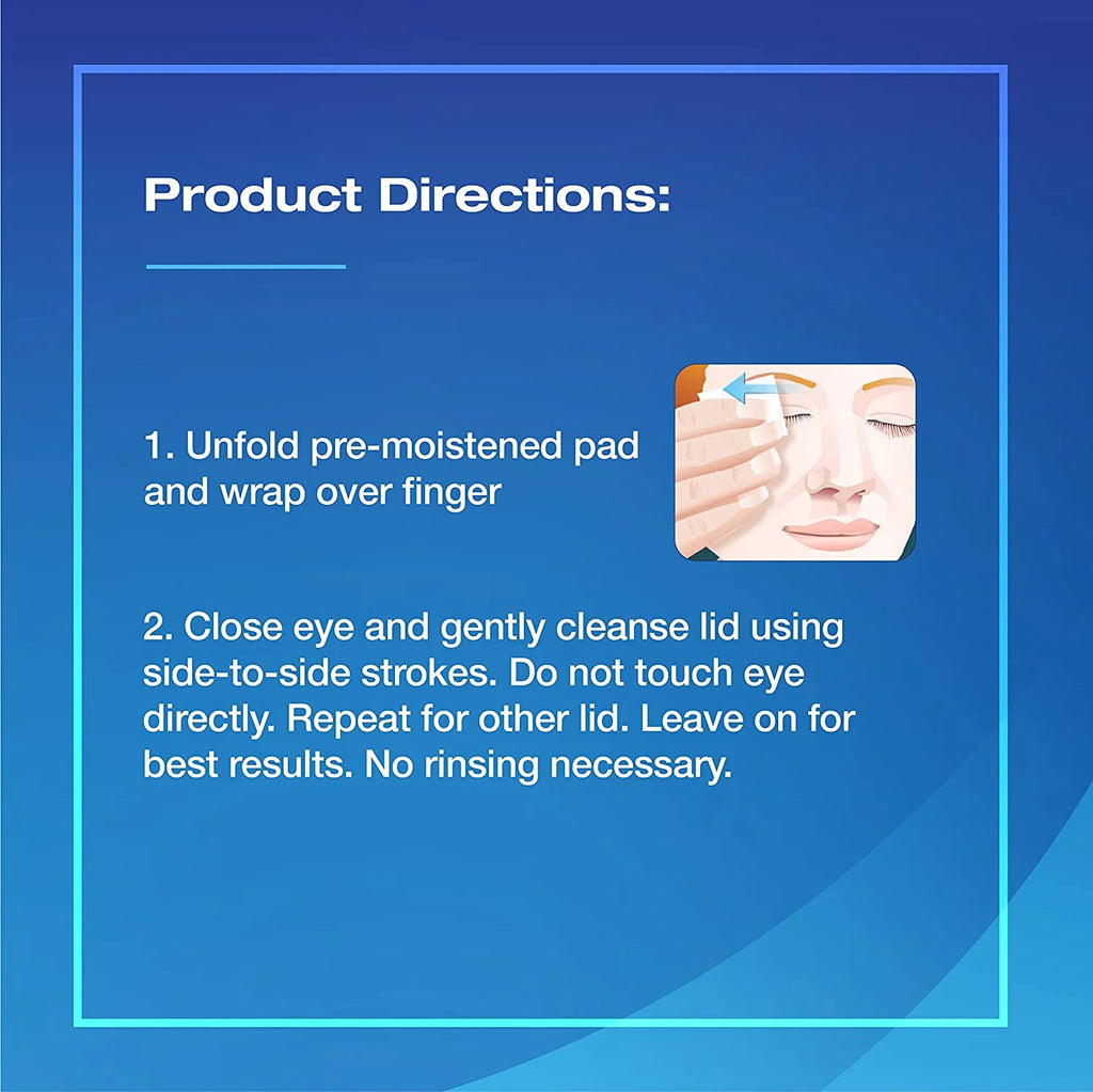 Eyelid Cleanser Pads 30 Each Pack of 2 A55867