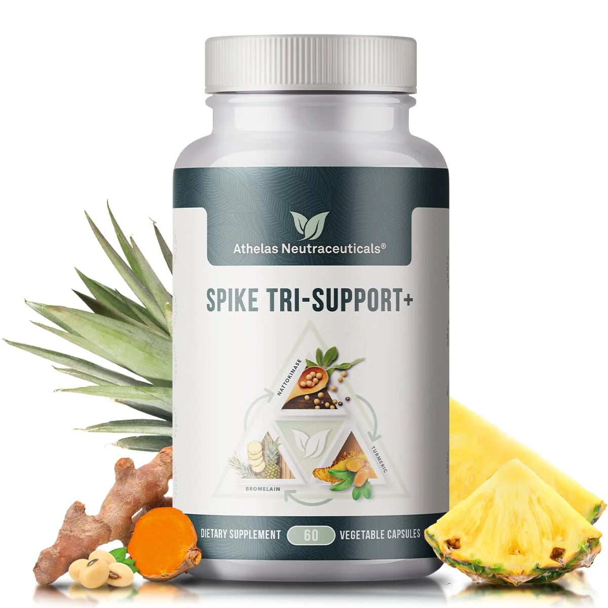 Nattokinase Bromelain Turmeric Supplement T50455