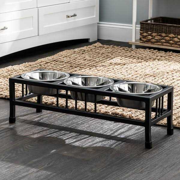 Double Raised Dog Bowl M213774