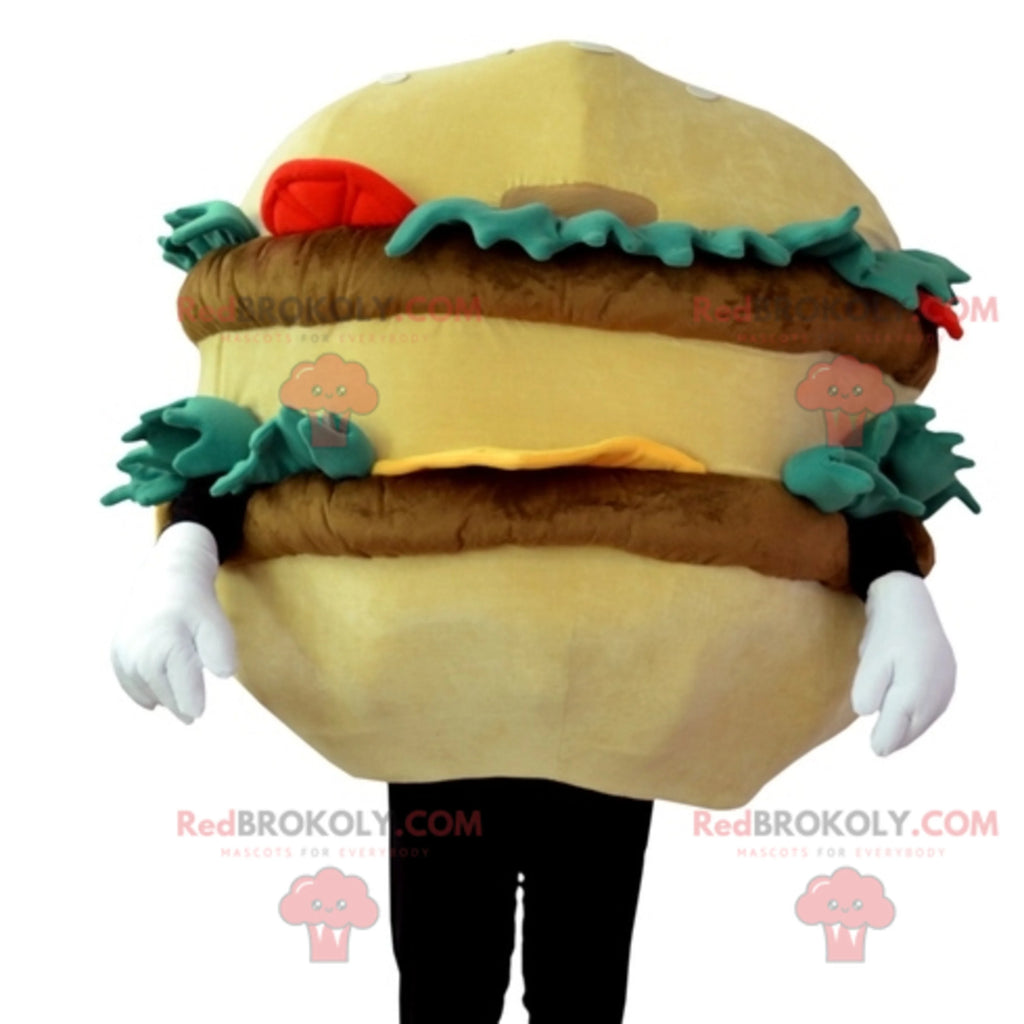 Beige and Brown Hamburger K44162