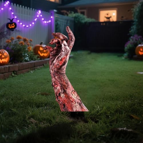 5 Pack Halloween Zombie Arm Yard Stakes S891